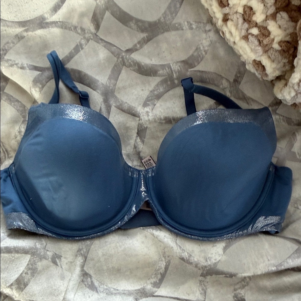 Victoria's Secret Shimmering Blue Bra